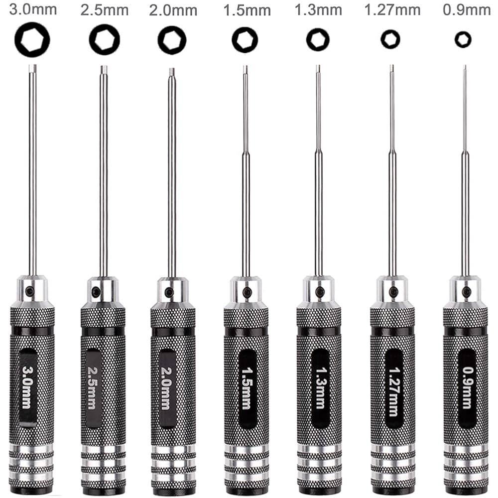 トラクサス　7ピースメトリック六角＆ナットドライバー　エッセンシャルセット トラクサス プレミアムツールセット 7ピースメトリック六角